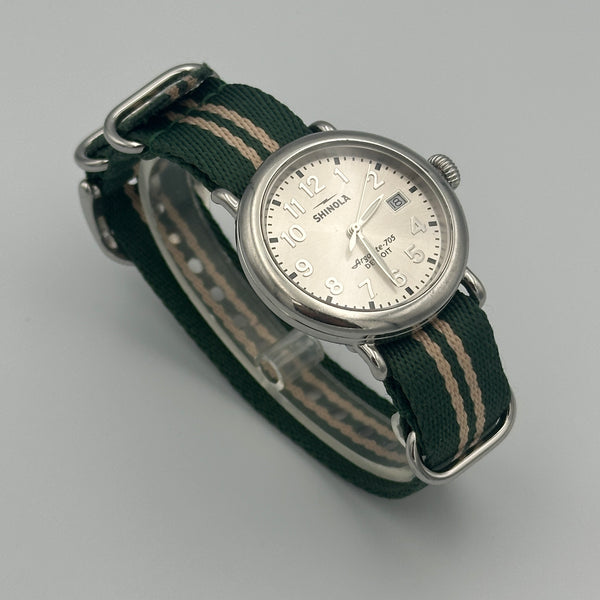 Shinola Runwell 36mm - Silver Dial