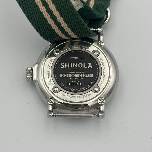 Shinola Runwell 36mm - Silver Dial