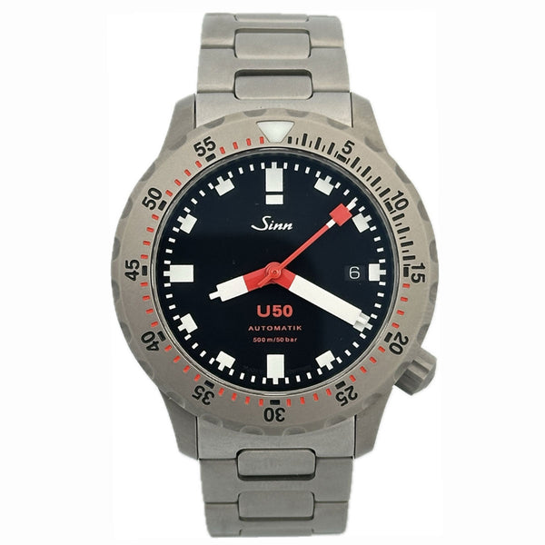 Sinn U50 Submarine Steel Watch - Date