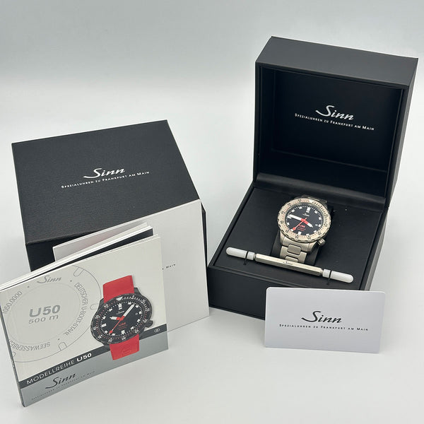 Sinn U50 Submarine Steel Watch - Date