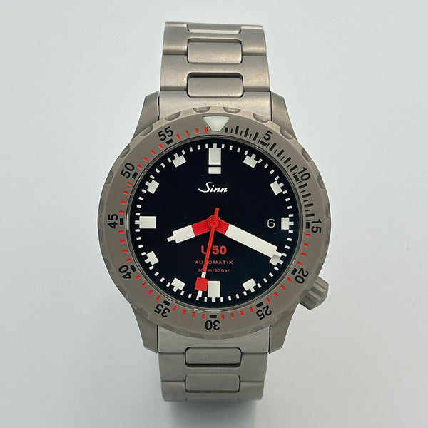 Sinn U50 Submarine Steel Watch - Date