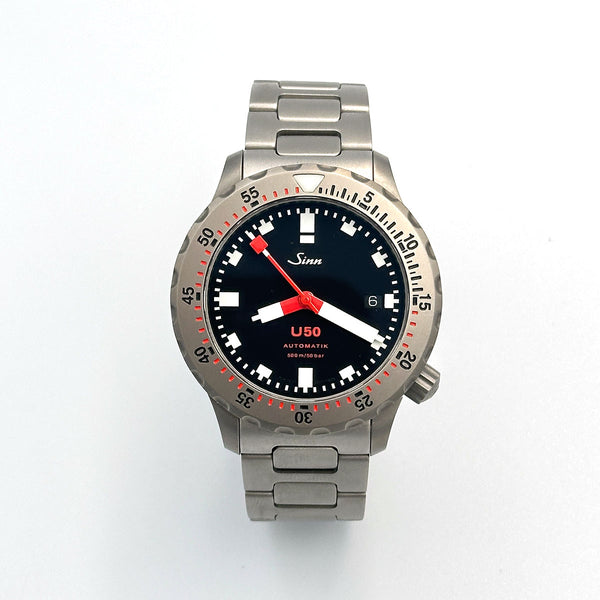 Sinn U50 Submarine Steel Watch - Date