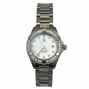TAG Heuer Aquaracer - Mother of Pearl Dial, Diamond Bezel - Chicago Pawners & Jewelers