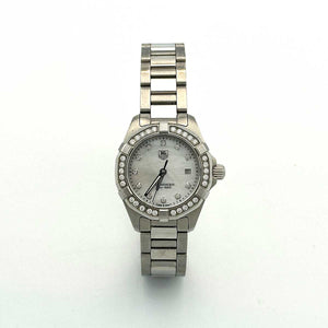 TAG Heuer Aquaracer - Mother of Pearl Dial, Diamond Bezel - Chicago Pawners & Jewelers