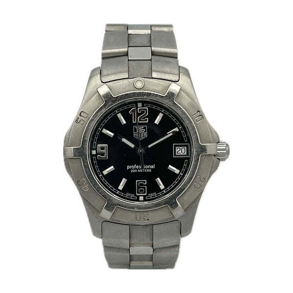 TAG Heuer Professional Stainless Steel - Black Dial