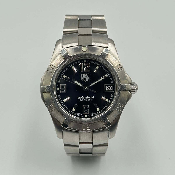 TAG Heuer Professional Stainless Steel - Black Dial