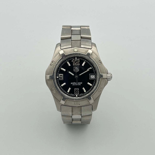 TAG Heuer Professional Stainless Steel - Black Dial