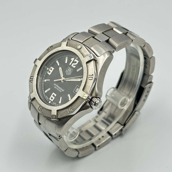 TAG Heuer Professional Stainless Steel - Black Dial