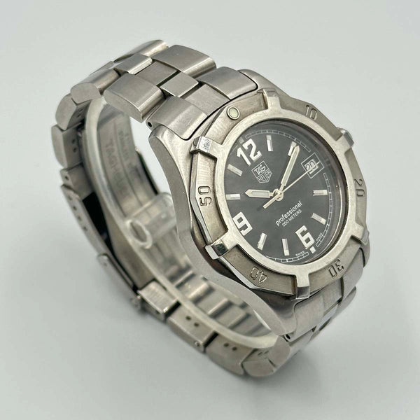 TAG Heuer Professional Stainless Steel - Black Dial