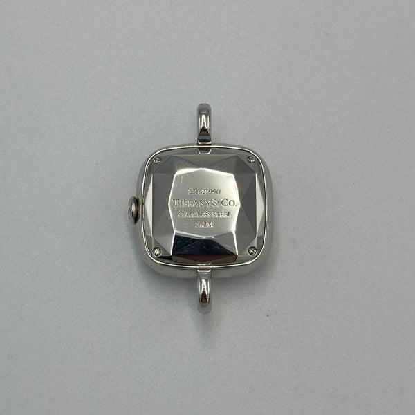 Tiffany HardWear Watch in Sterling Silver and Steel with Diamonds - Medium
