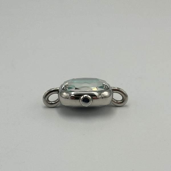 Tiffany HardWear Watch in Sterling Silver and Steel with Diamonds - Medium