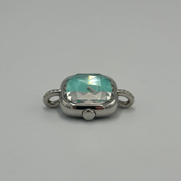 Tiffany HardWear Watch in Sterling Silver and Steel with Diamonds - Medium