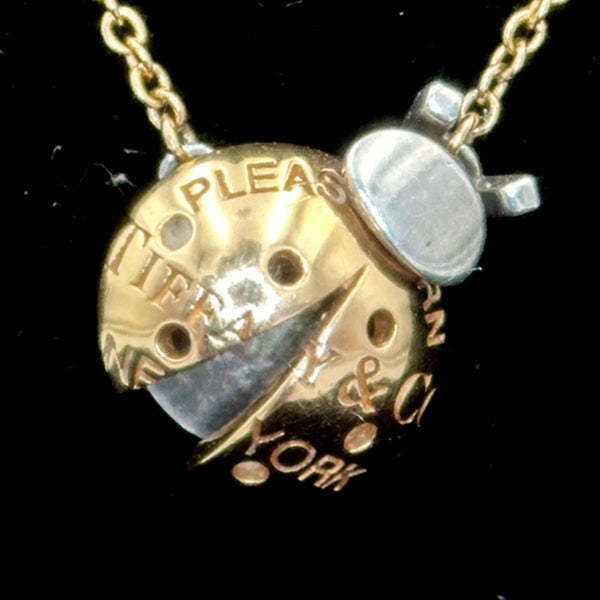 Tiffany & Co. Return to Tiffany Love Bugs Ladybug in 18k Rose Gold and Sterling Silver