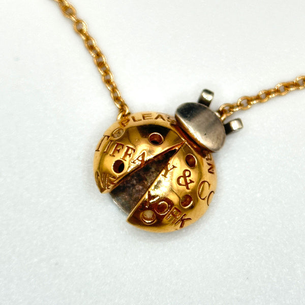 Tiffany & Co. Return to Tiffany Love Bugs Ladybug in 18k Rose Gold and Sterling Silver