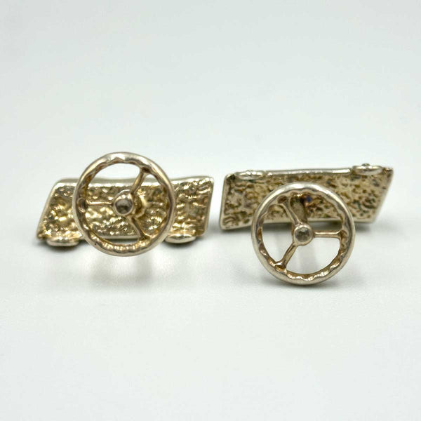Tiffany and Co. Car Motif Cuff Links Sterling Silver
