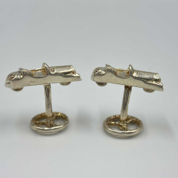 Tiffany and Co. Car Motif Cuff Links Sterling Silver