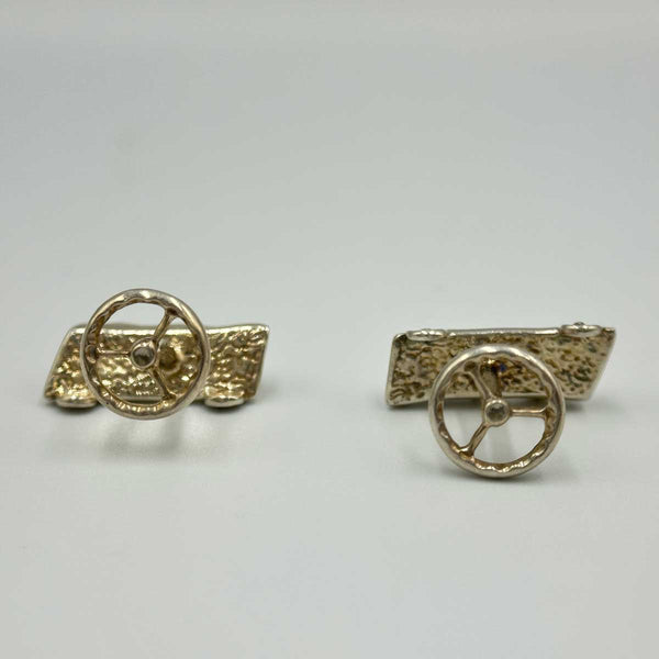 Tiffany and Co. Car Motif Cuff Links Sterling Silver
