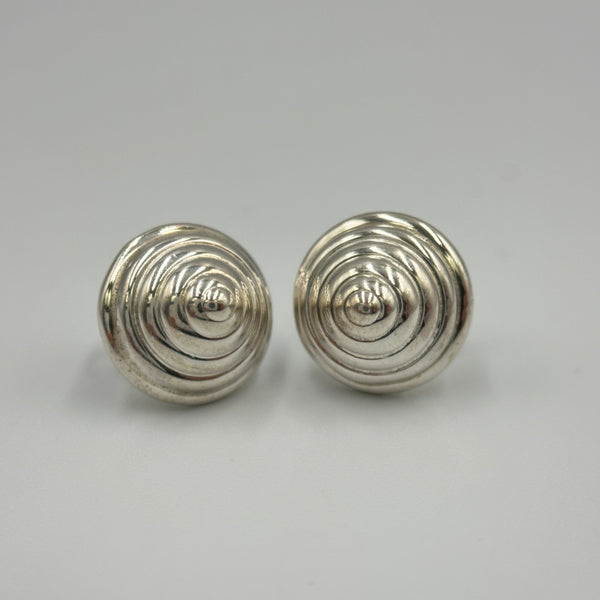 Tiffany and Co Sterling Silver Spiral Stud Earrings