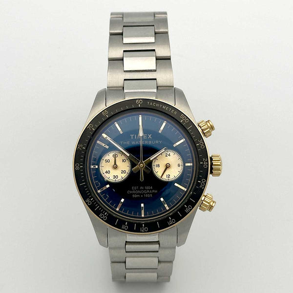 Timex Waterbury Heritage Chronograph - Stainless Steel