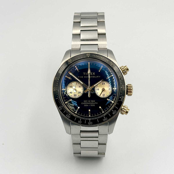 Timex Waterbury Heritage Chronograph - Stainless Steel
