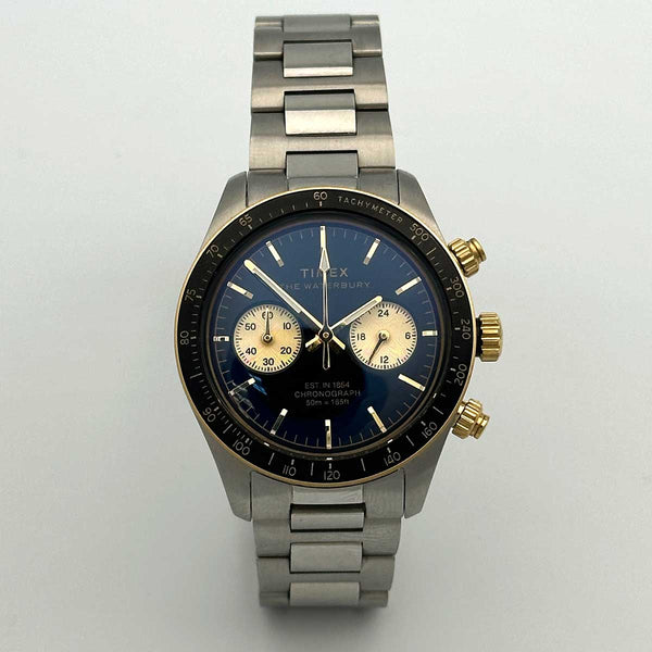 Timex Waterbury Heritage Chronograph - Stainless Steel