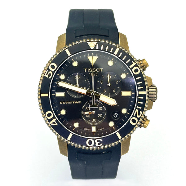 Tissot Seastar 1000 Chronograph Watch - Gold Tone