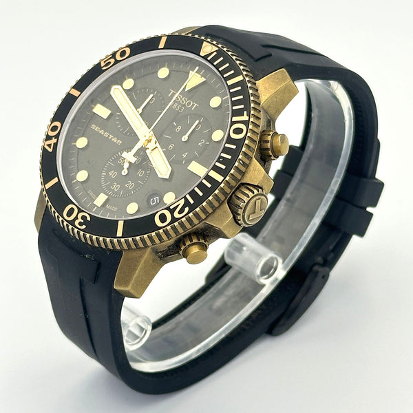 Tissot Seastar 1000 Chronograph Watch - Gold Tone