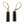 Trisko Geometric Yellow Gold and Sapphire Earrings
