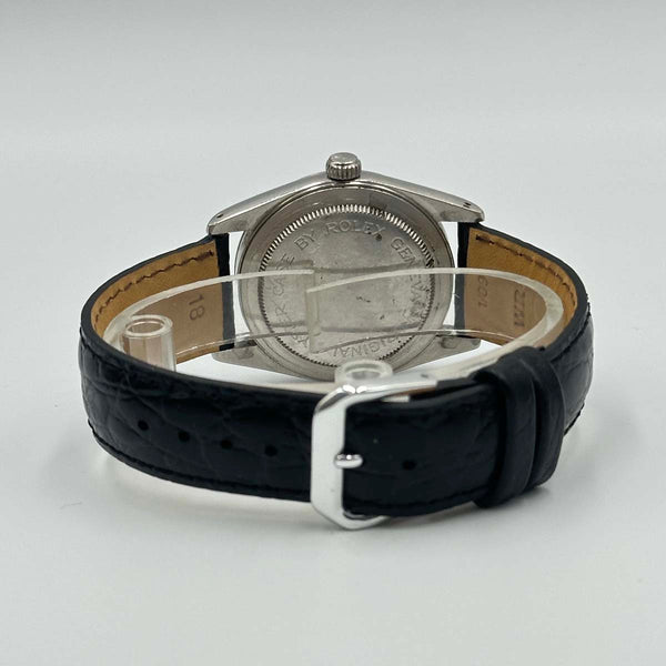 Tudor Prince Oysterdate - Steel on leather strap