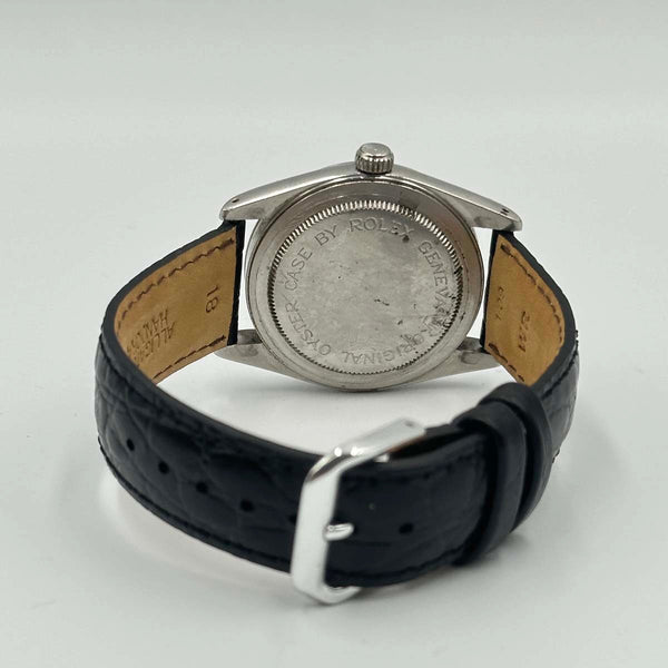 Tudor Prince Oysterdate - Steel on leather strap