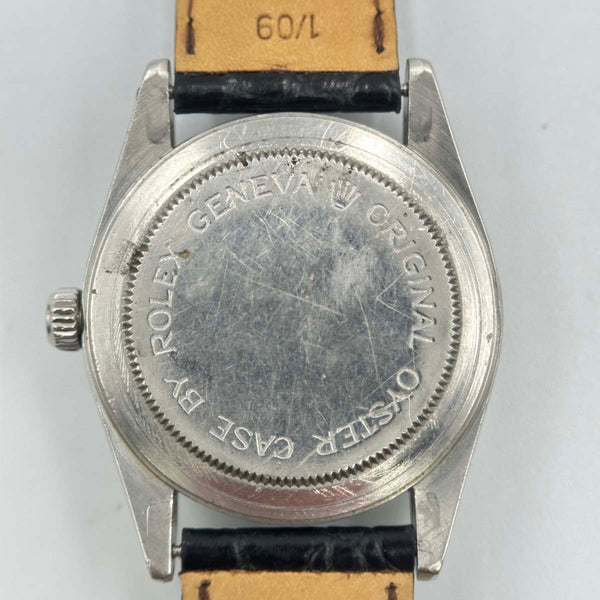 Tudor Prince Oysterdate - Steel on leather strap
