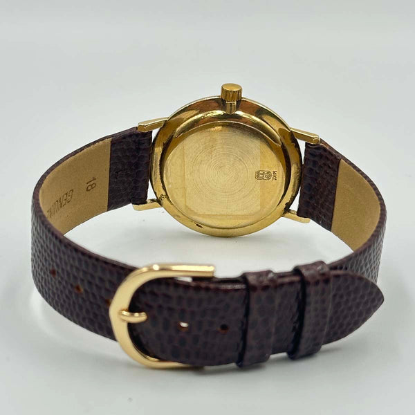 Vintage Jules Jurgensen 14k Yellow Gold Dress Watch