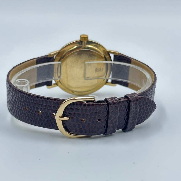 Vintage Jules Jurgensen 14k Yellow Gold Dress Watch