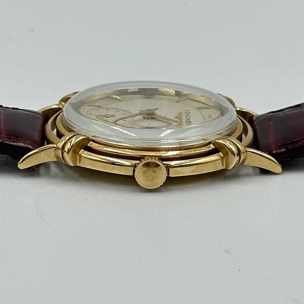Vintage Longines Fancy Case Watch - 14k Yellow Gold (Early 1950s)