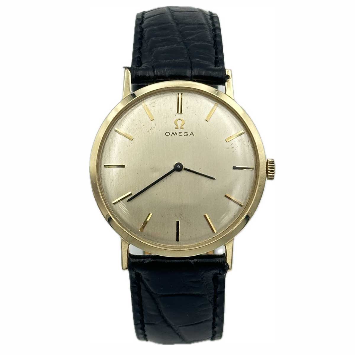 Vintage Omega Dress Watch 14k Gold