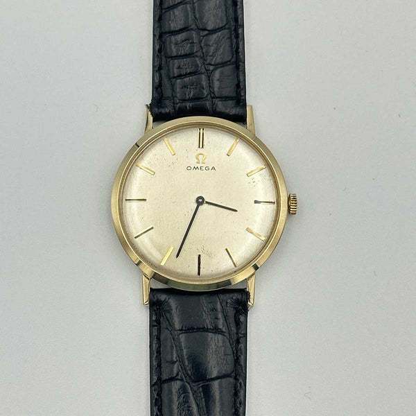Vintage Omega Dress Watch 14k Gold