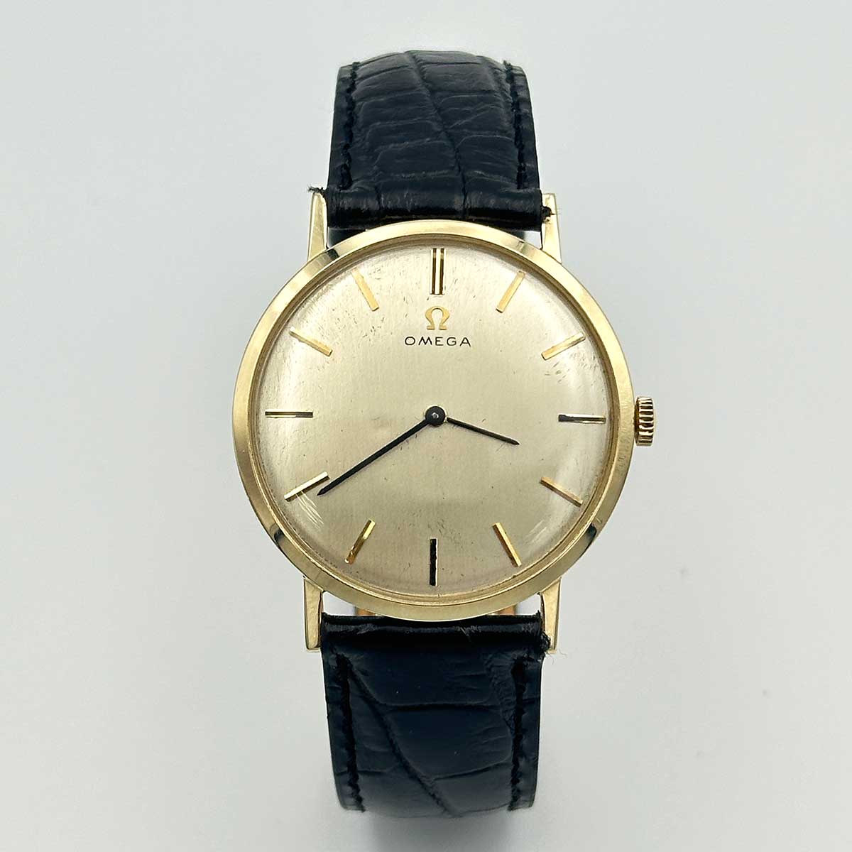 Vintage Omega Dress Watch 14k Gold