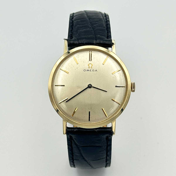Vintage Omega Dress Watch 14k Gold