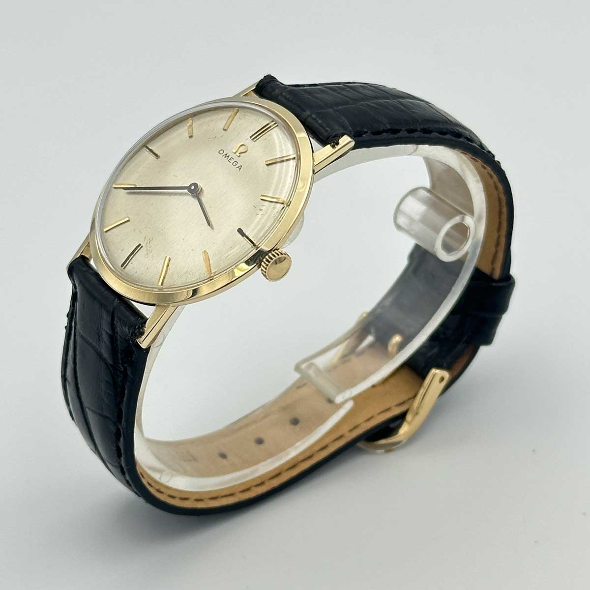 Vintage Omega Dress Watch 14k Gold