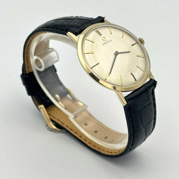 Vintage Omega Dress Watch 14k Gold