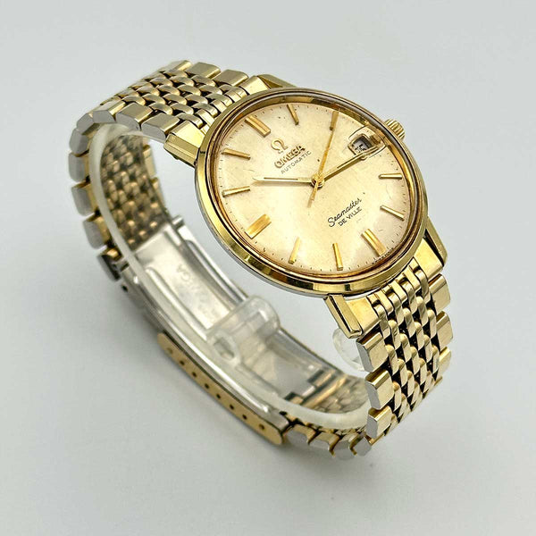 Vintage Omega Seamaster Deville - Date - Gold Plate