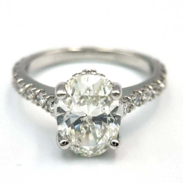 Platinum 2.95ct Diamond Engagement Ring