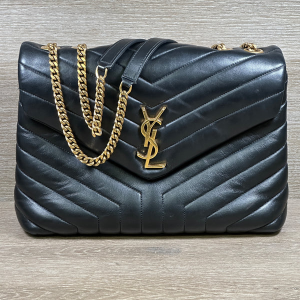 YSL Loulou Medium Quilted Leather Shoulder Bag