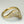 Geometric Dome Ring with Diamonds - Yellow Gold
