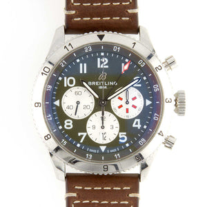 Breitling Super AVI B04 Chronograph GMT 46 Curtiss Warhawk - Chicago Pawners & Jewelers