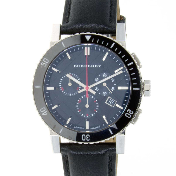 Burberry The City Chronograph Black Dial - Chicago Pawners & Jewelers