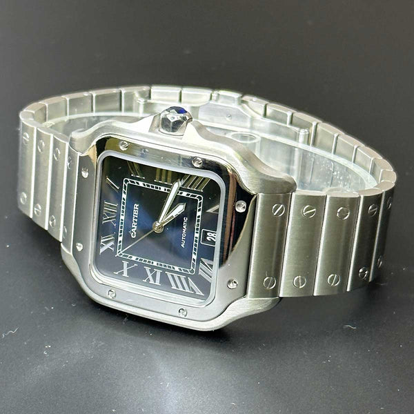 Cartier Santos de Cartier Large Blue Dial