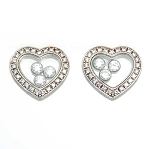 Chopard Happy Diamonds Heart Earrings - Chicago Pawners & Jewelers