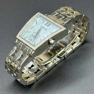 Corum Trapeze Blue MOP Dial Diamond Bezel - Chicago Pawners & Jewelers