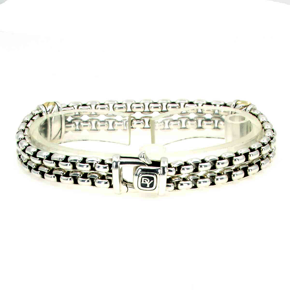 David Yurman Sterling Silver 7mm Cable Candy Black Onyx & Diamond Bracelet  - Etsy